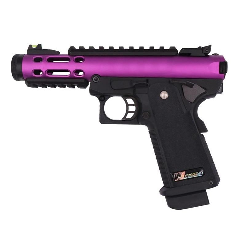 WE Galaxy Hi-Capa Series Gas Blowback Pistol (Purple)