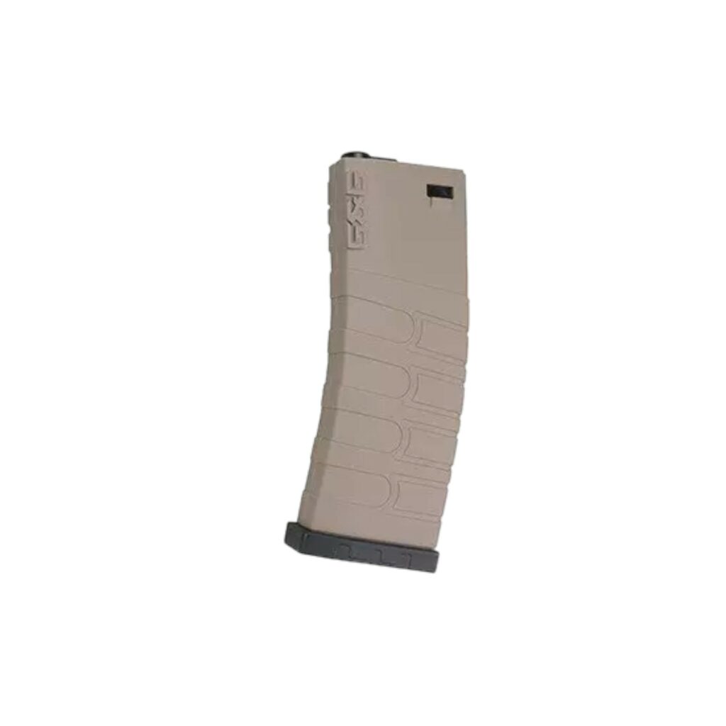 G and G 120rd mid-cap magazine for M4 or M16 type replicas - tan and black